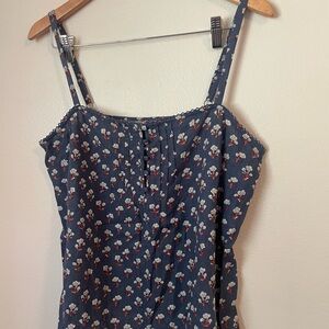 Sonoma Navy Floral Camisole Top
